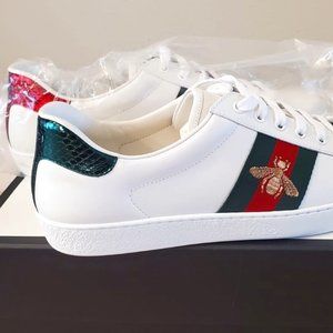 Gucci Mens Ace Embroidered Sneaker